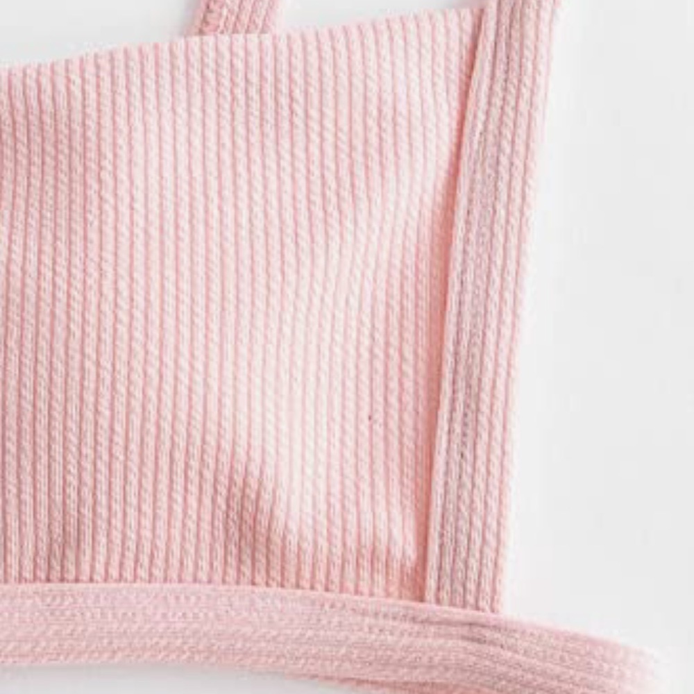 Women's Ribbed Square Neck Bikini Set - Picture 5 of 7